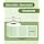 SEZNIK Waterproof, Non-Tearable, Long Lasting Print, Sticky Thermal Lables, Label Roll, 2 inch Adhesive Thermal Labels for Label Printers (50mmx50mm) - 500 Lables, Pastel Green