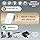 SEZNIK Sticky Thermal Lables, 50mmx15mm Label Roll Paper, 2 inch Self-Adhesive Thermal Paper for Mini Thermal Printer, POS, Receipt Machine (Pack of 5 Rolls), 2000 Labels