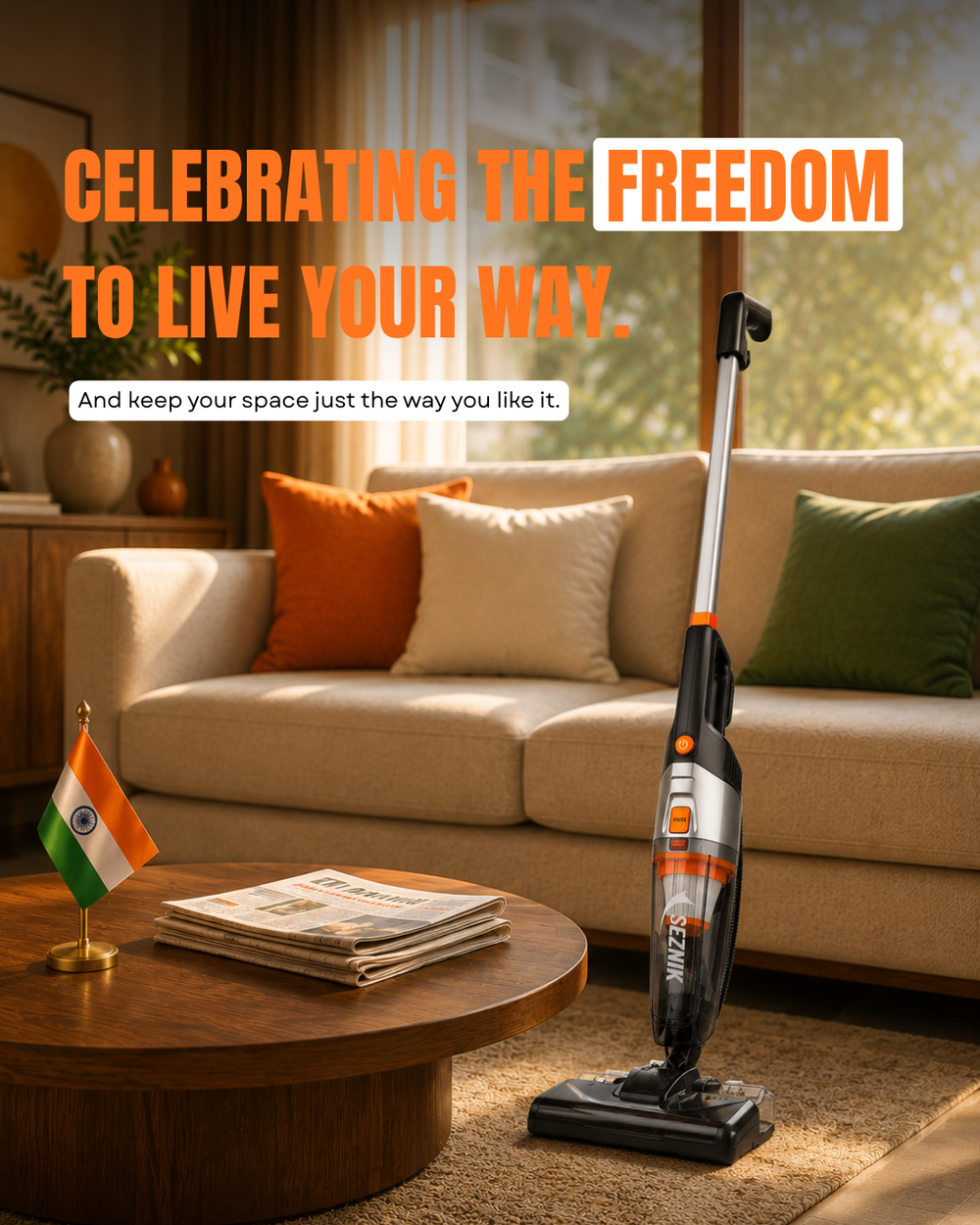Seznik Turbo Vacuum Cleaner: The Freedom to Keep Your Home the Way You Like It