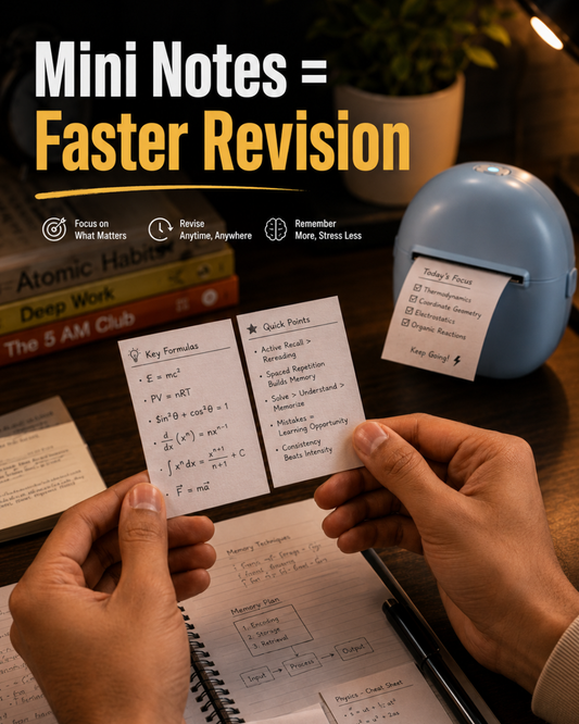 SEZNIK NEXA Mini Thermal Printer for Mobile Makes Revision Smarter and Faster