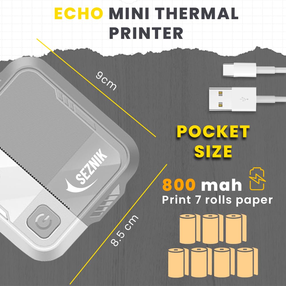Why the SEZNIK ECHO Mini Printer Is Becoming a Daily Essential for Smart and Creative Printing