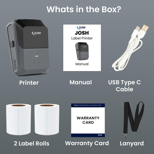Small Business Labeling Made Easy with the SEZNIK Josh Bluetooth Thermal Label Printer