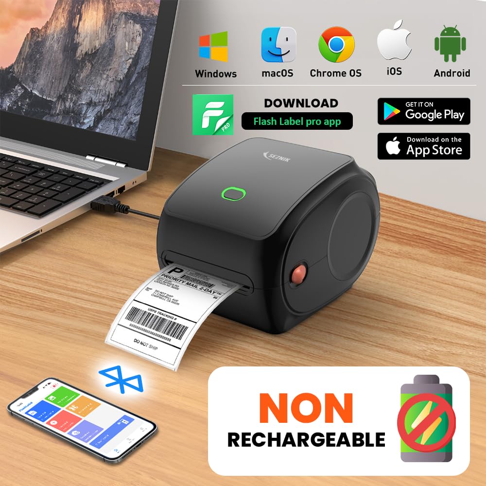 Why Smart Sellers Are Switching to the SEZNIK Shakti Bluetooth Shipping Label Printer