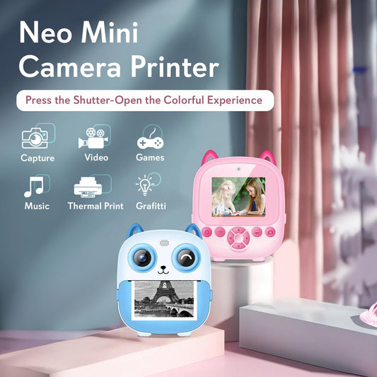 Capture Family Memories This Summer with SEZNIK Mini Camera Printer