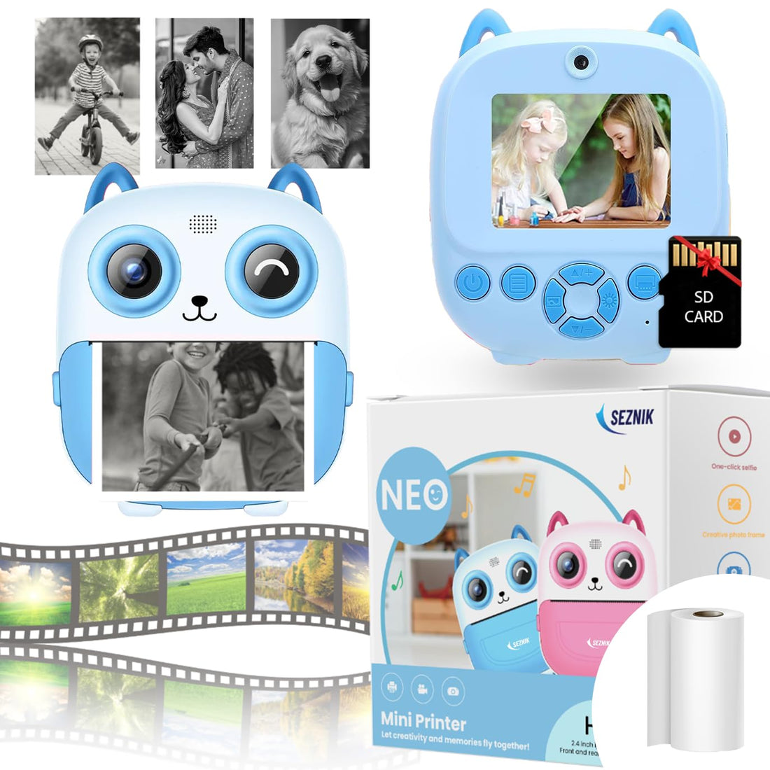 Summer Travel Fun with SEZNIK Mini Camera Printer
