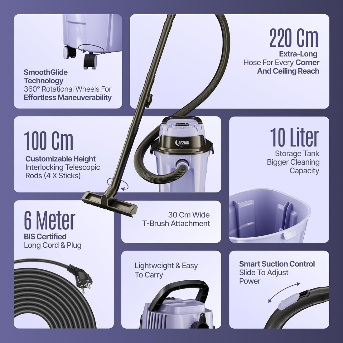 How the SEZNIK Mighty Wet and Dry Vacuum Cleaner for Home Makes Everyday Cleaning Effortless