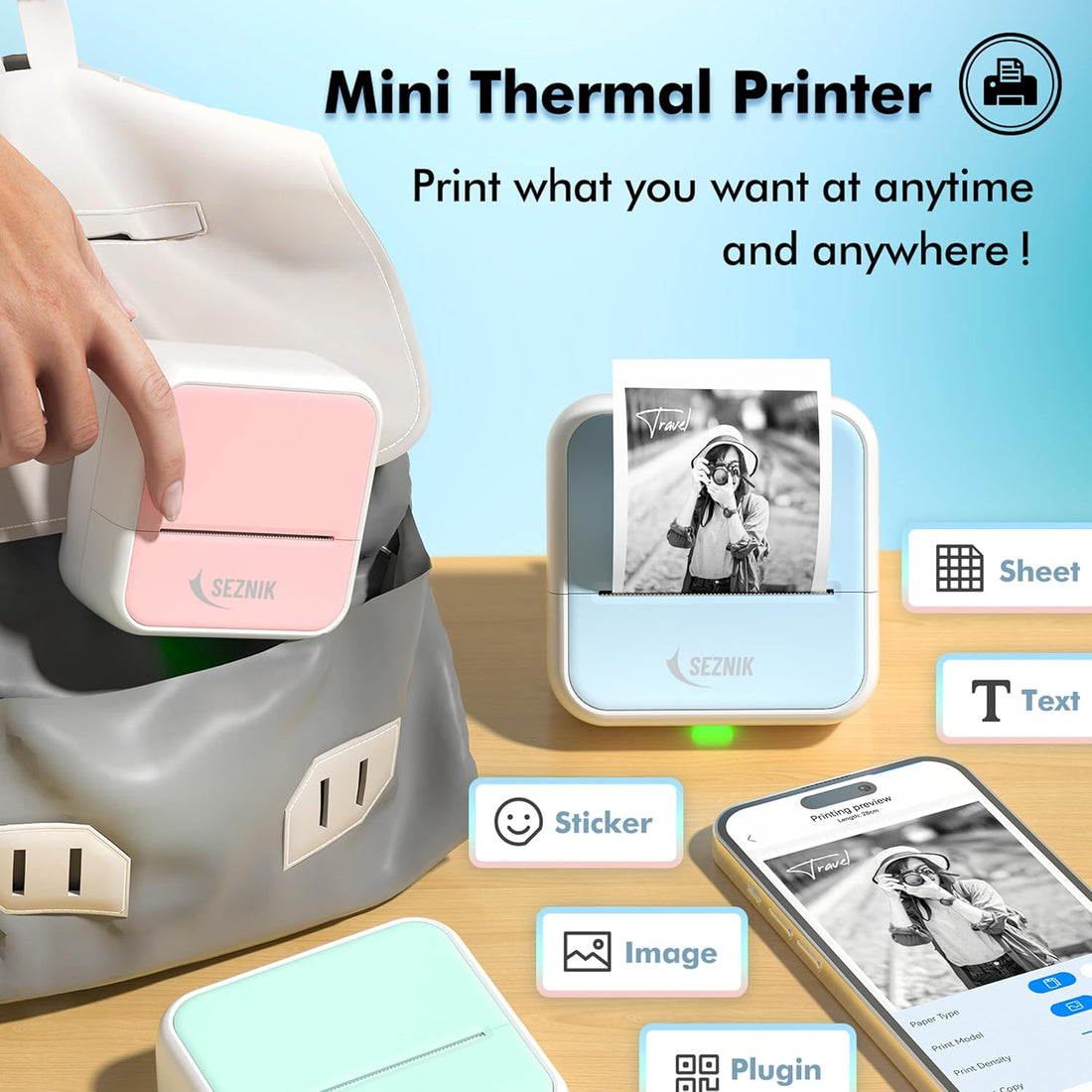 How the SEZNIK MiniX Printer Makes Everyday Printing Effortless