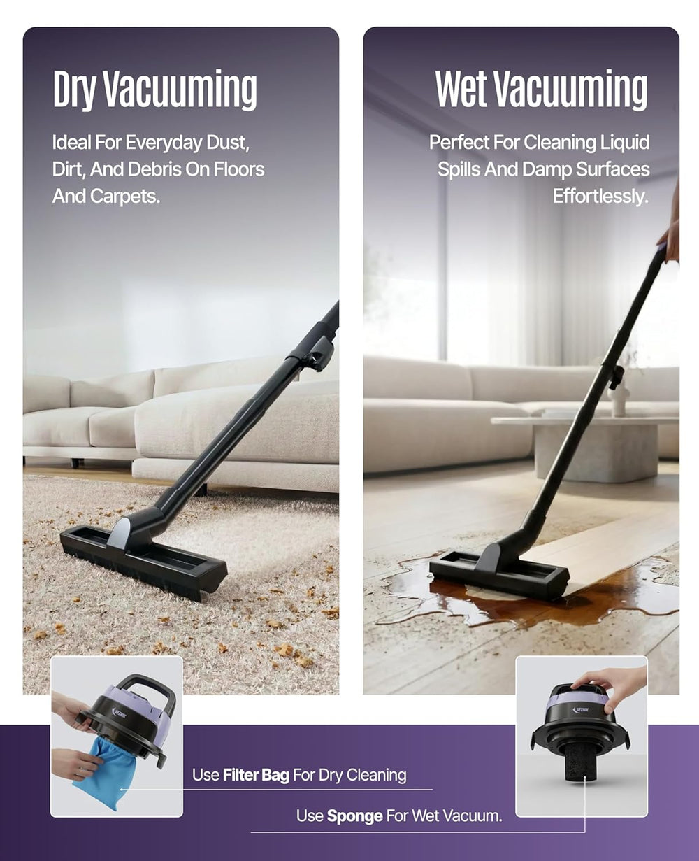 Everyday Cleaning Feels Easier with the SEZNIK All in One Wet and Dry Vacuum Cleaner&nbsp;