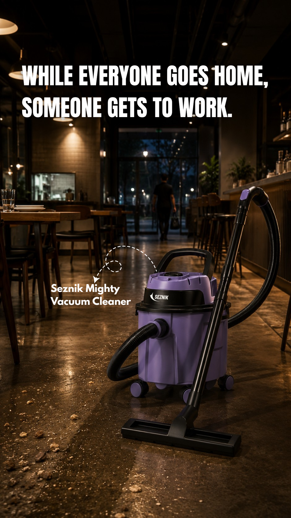 Seznik Mighty Vacuum Cleaner for Restaurants That Need a Powerful Clean After Closing Time