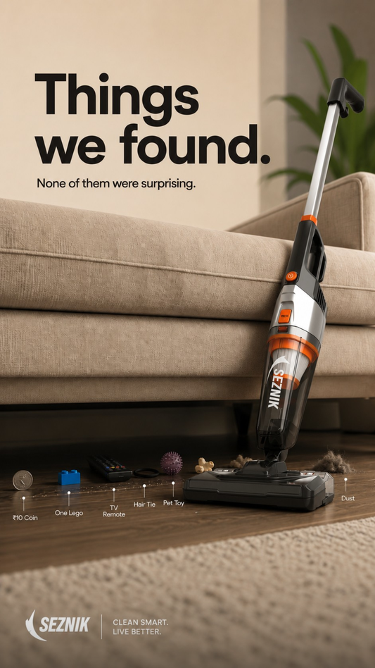 SEZNIK Turbo Vacuum Cleaner Makes Everyday Cleaning Feel Effortless