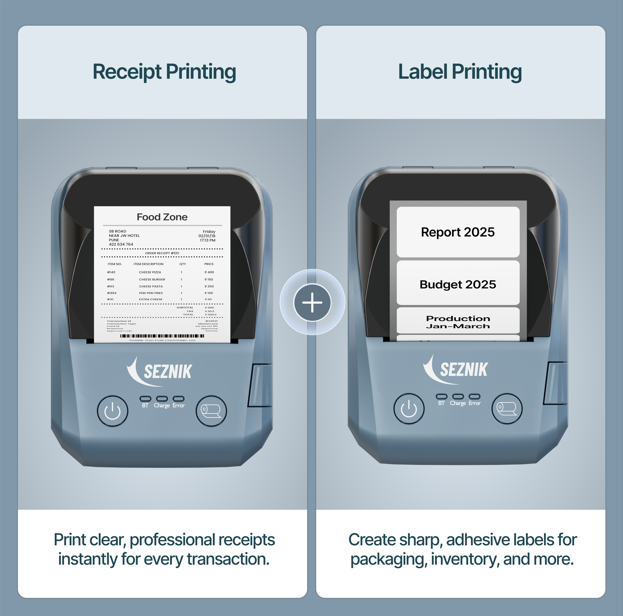 How the SEZNIK DEV Printer Makes Labels and Receipts Effortless for Modern Businesses