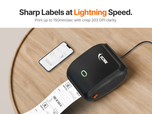 How SEZNIK Shakti 4x6 Bluetooth Shipping Label Printer Helps Small Businesses Ship Faster Every Day