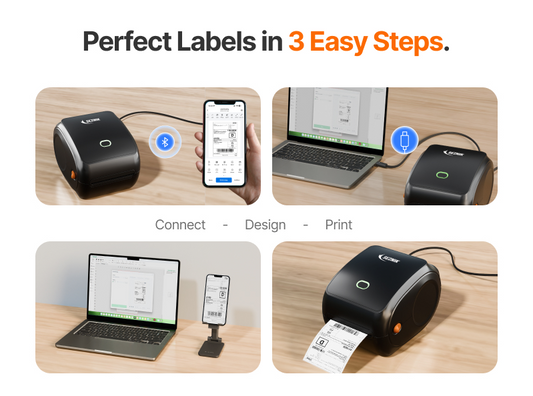 Simplify Your Shipping Workflow with the SEZNIK Shakti 4x6 Bluetooth Shipping Label Printer