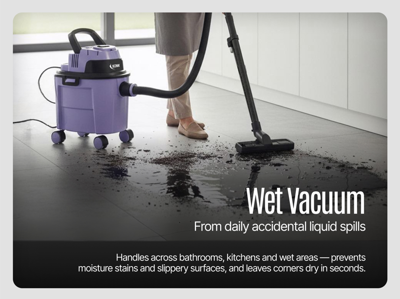 Why the SEZNIK Mighty Wet and Dry Vacuum Cleaner for Home Is a Game Changer for Everyday Liquid Spills