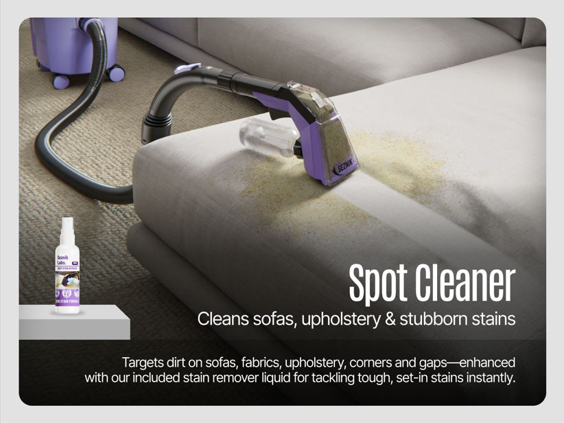 Refresh Your Upholstery with the SEZNIK Mighty Wet and Dry Vacuum Cleaner for Home