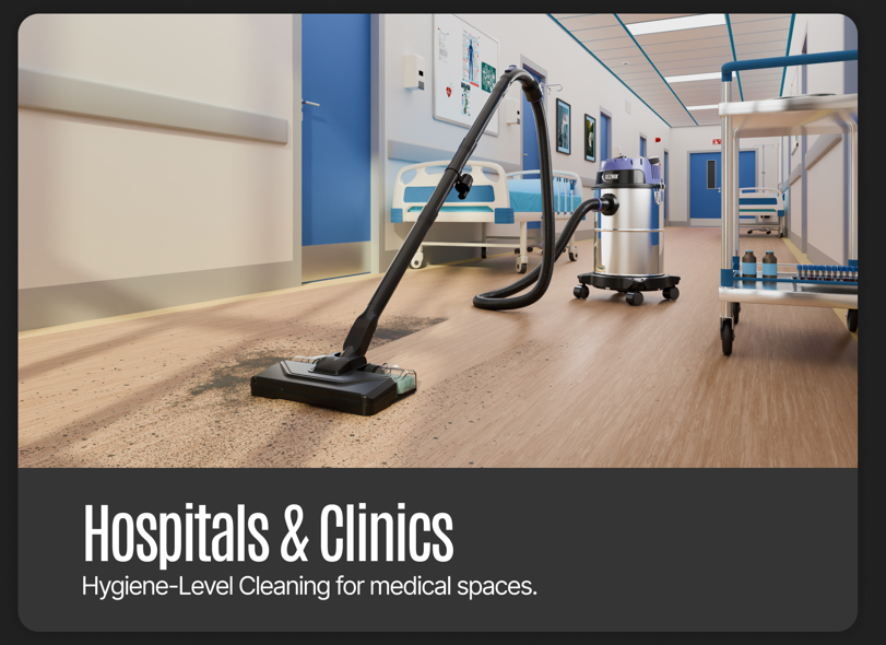 How the SEZNIK All in One Wet and Dry Vacuum Cleaner Helps Maintain Hygiene Standards in Hospitals and Clinics