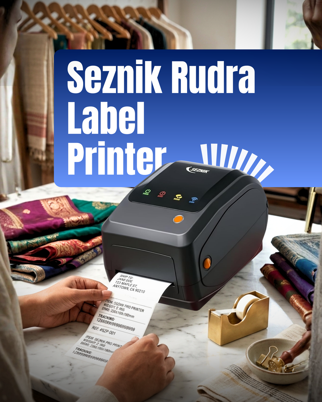 Why SEZNIK Rudra Thermal Label Printer Is Becoming a Smart Choice for Modern Indian Businesses