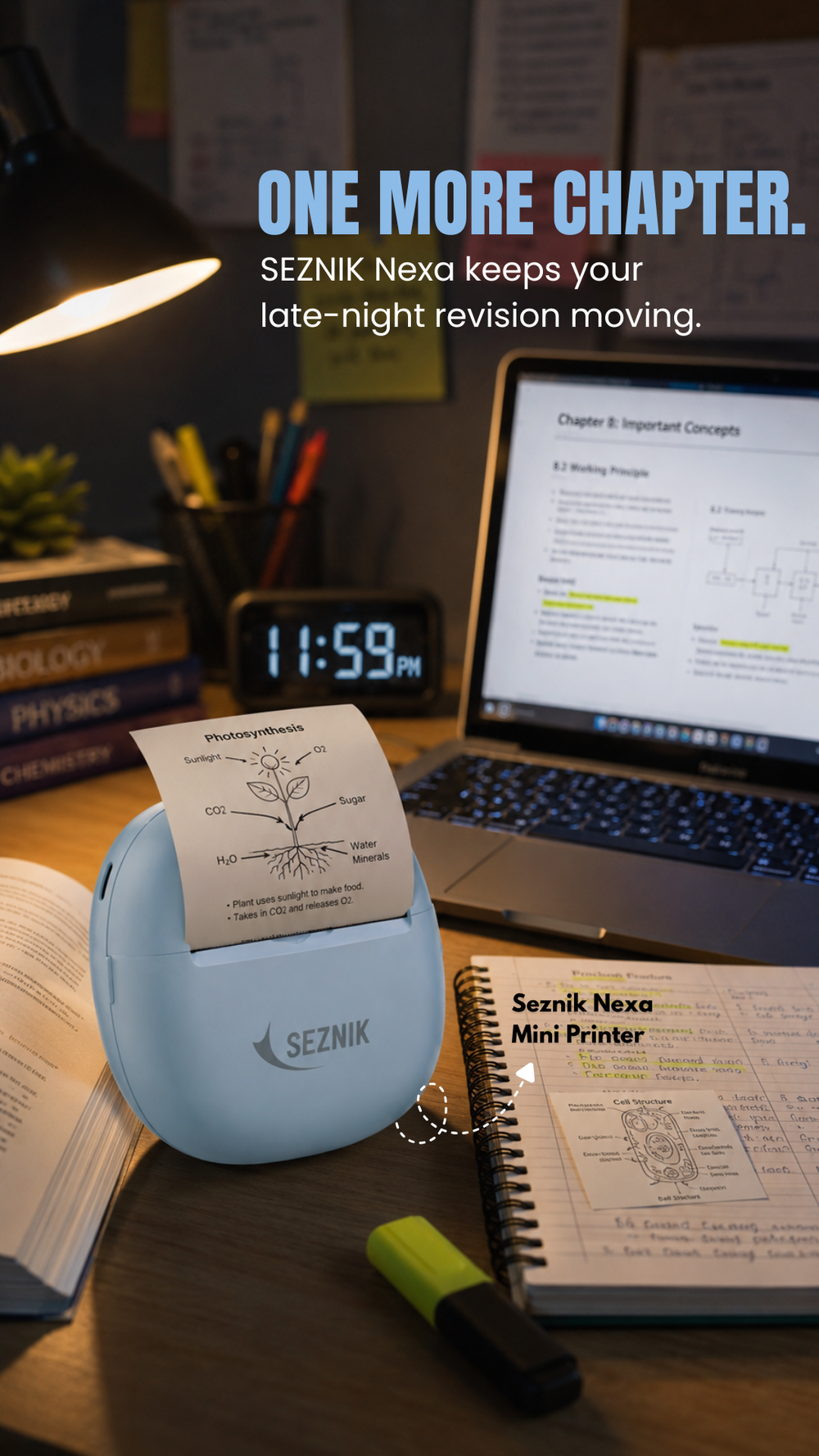 Best Mini Printer for Students in India: How Seznik Nexa Mini Printer Makes Study Notes Smarter