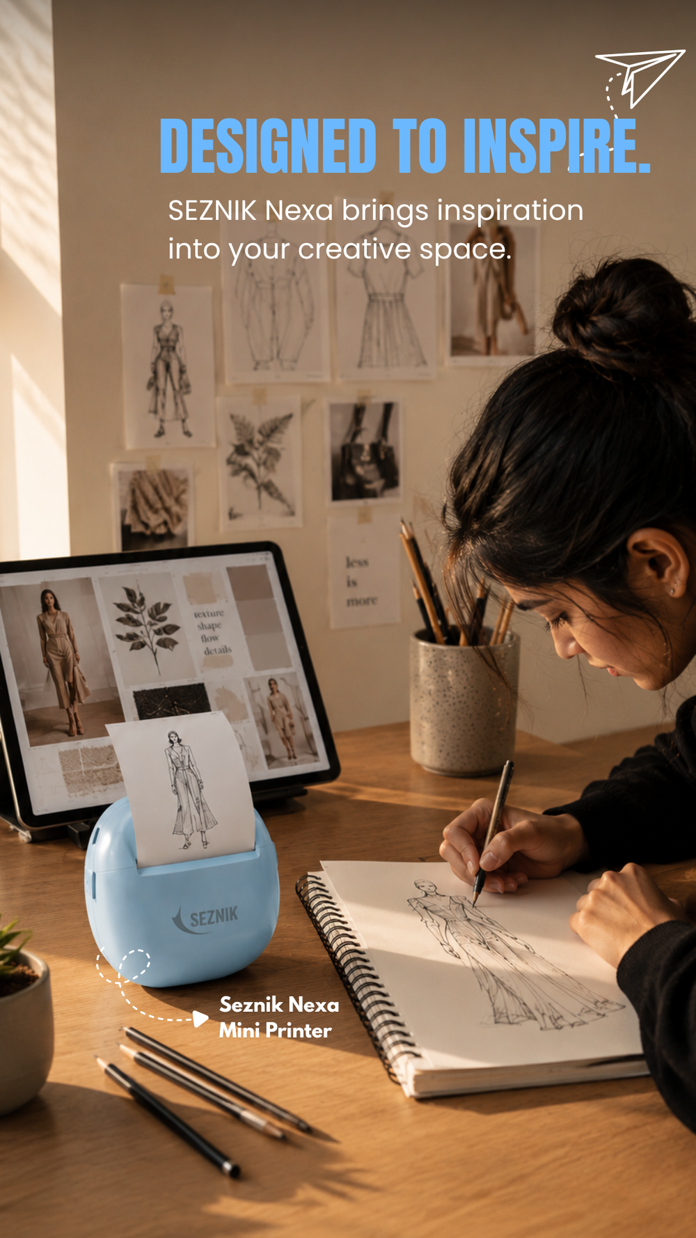 Best Mini Printer for Fashion Designers and Creative Students: How Seznik Nexa Mini Printer Turns Inspiration Into Ideas