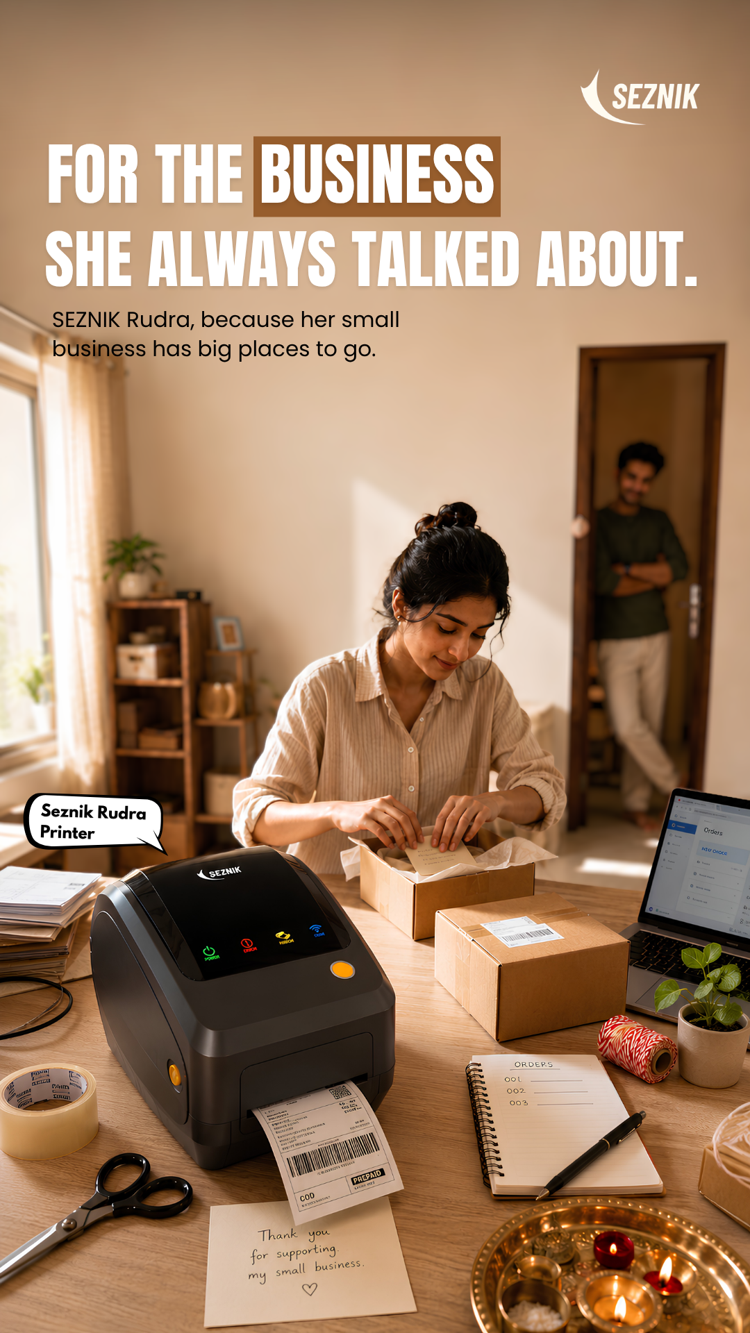 Seznik Rudra Printer for Small Business: A Practical Rakhi Gift for the Entrepreneur Who Is Building Something Big