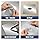Seznik Silver Waterproof, Non-Tearable, Sticky Thermal Lables, Label Roll, 2 inch Adhesive Thermal Labels for Label Printers (50mmx30mm - 1250 Lables)