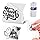 SEZNIK Multi-Type Thermal Roll Paper Bundle for Mini Printer Model MiniX, NanoX and Other Mini Thermal Printers | Premium Continuous Thermal Paper Rolls for Home & Business Use