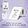 Seznik Thermal Sticky Labels – 50x75 mm – White – Pack of 5 Rolls (50mmx75mm - 450 Lables)