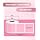 SEZNIK Waterproof, Non-Tearable, Long Lasting Print, Sticky Thermal Lables, Label Roll, 2 inch Adhesive Thermal Labels for Label Printers (50mmx50mm) - 500 Lables, Pastel Pink