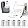 Seznik Thermal Lables, 50mmx25mm Label Roll Paper, 2 inch Self-Adhesive Thermal Paper for Thermal Printer [Printer NOT Included] (White - 50mmx25mm - 1250 Labels)