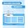 SEZNIK Waterproof, Non-Tearable, Long Lasting Print, Sticky Thermal Lables, Label Roll, 2 inch Adhesive Thermal Labels for Label Printers (50mmx50mm) - 500 Lables, Pastel Blue