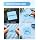 SEZNIK Waterproof, Non-Tearable, Long Lasting Print, Sticky Thermal Lables, Label Roll, 2 inch Adhesive Thermal Labels for Label Printers (50mmx50mm) - 500 Lables, Pastel Blue
