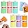 Seznik Sticky Adhesive 2 Inch Thermal Paper Rolls, Continuous 57mm Width Paper for Mini Thermal Printers (ExclusiveColor-57mm Width-Continuous Sticky Roll-Pack of 6)