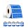 SEZNIK Waterproof, Non-Tearable, Long Lasting Print, Sticky Thermal Lables, Label Roll, 2 inch Adhesive Thermal Labels for Label Printers (50mmx25mm) - 1250 Lables, Royal Blue