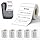 SEZNIK Sticky Thermal Lables, 50mmx15mm Label Roll Paper, 2 inch Self-Adhesive Thermal Paper for Mini Thermal Printer, POS, Receipt Machine (Pack of 5 Rolls), 2000 Labels