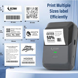 SEZNIK Josh Bluetooth Thermal Label Printer for Business | Inkless Mini | Batch, Cloud Printing | Jewellery, Round, Rectangle Label | Mobile, Desktop Compatible | Upto 2 inch Print | 1 Year Warranty Visit the SEZNIK Store
