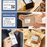 Seznik Thermal Lables, 50mmx30mm Labels, 2 inch Self-Adhesive Thermal Labels for Thermal Printer [Printer NOT Included] (50mmx30mm - 1000 Lables)
