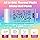 Seznik Magic Paper Translucent Self-Adhesive Thermal Paper Rolls | Continuous 57mm Width, 2-inch | Compatible with Most Mini Printers (Pack of 3 Rolls)
