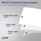 Seznik A4 Thermal Paper Roll, Printing Paper, 210 x Φ30mm, 2 Rolls, 8 inch Paper for A4 Portable Thermal Printer (A4 Rolled Thermal Paper)