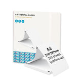 Seznik A4 Thermal Papers, Printing Paper, 210 mm width, 200 Sheets, 8 inch Paper for A4 Portable Thermal Printer (A4 Thermal Paper)