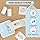 Seznik Non Sticky Thermal Paper Rolls, 57mm Width, 2 inch Thermal Paper for Mini Printer (White-57mm Width-Continuous Non Sticky Roll-Pack of 10)