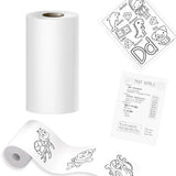 SEZNIK Multi-Type Thermal Roll Paper Bundle for Mini Printer Model MiniX, NanoX and Other Mini Thermal Printers | Premium Continuous Thermal Paper Rolls for Home & Business Use