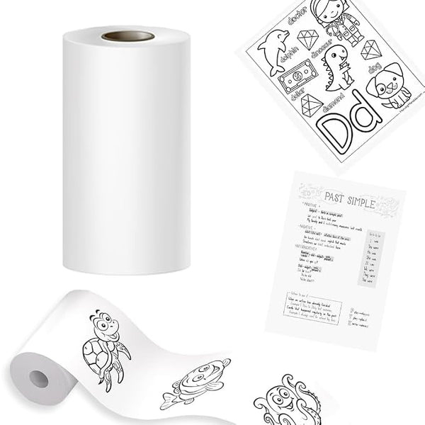 Seznik Non Sticky Thermal Paper Rolls, 57mm Width, 2 inch Thermal Paper for Mini Printer (Pack of 1)