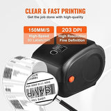 Shakti Shipping Label Printer | 4×6 Label & Adjustable Label Size Print | Bluetooth, USB Connect| Inkless Thermal | Print from Mobile, Laptop| Does Not Support Seller Flex | 1Year Warranty