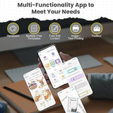 SEZNIK Mini Printer, Inkless, Thermal, Bluetooth, Portable Printer, Compatible Android, iOS Mobile. 1 Year Warranty (Echo-Stone Gray)