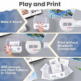 SEZNIK Mini Printer, Inkless, Thermal, Bluetooth, Portable Printer, Compatible Android, iOS Mobile. 1 Year Warranty (Echo-Stone Gray)