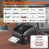Shakti Shipping Label Printer | 4×6 Label & Adjustable Label Size Print | Bluetooth, USB Connect| Inkless Thermal | Print from Mobile, Laptop| Does Not Support Seller Flex | 1Year Warranty