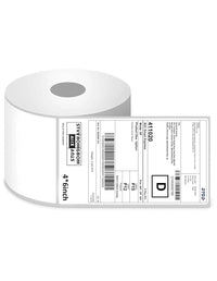 SEZNIK LabelX Shipping Label Printer Bundle with Roll Holder & 4x6 Thermal Labels | Bluetooth + USB Inkless Printer | 400 Labels | for Amazon, Meesho, Courier & Barcode Printing
