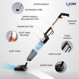 SEZNIK Vacuum Cleaner for Home Use Wet and Dry | Wet Spills & Floor Mopping + Dry Vacuuming | Turbo Sweep 3-in-1 Handheld Vacuum Cleaner | Corded, 600W, 20kpa Suction | 200ml Water Tank (SZ-V07)