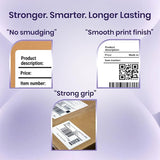 Seznik Thermal Sticky Labels – 50x75 mm – White – Pack of 5 Rolls (50mmx75mm - 450 Lables)