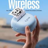 SEZNIK NEXA Mini Printer for Mobile | Bluetooth Portable Mini Thermal Printer | 304 DPI | Inkless Sticker, Image, Labels, Doodle, Notes Printer | Mobile Printing for Android, iOS & Windows